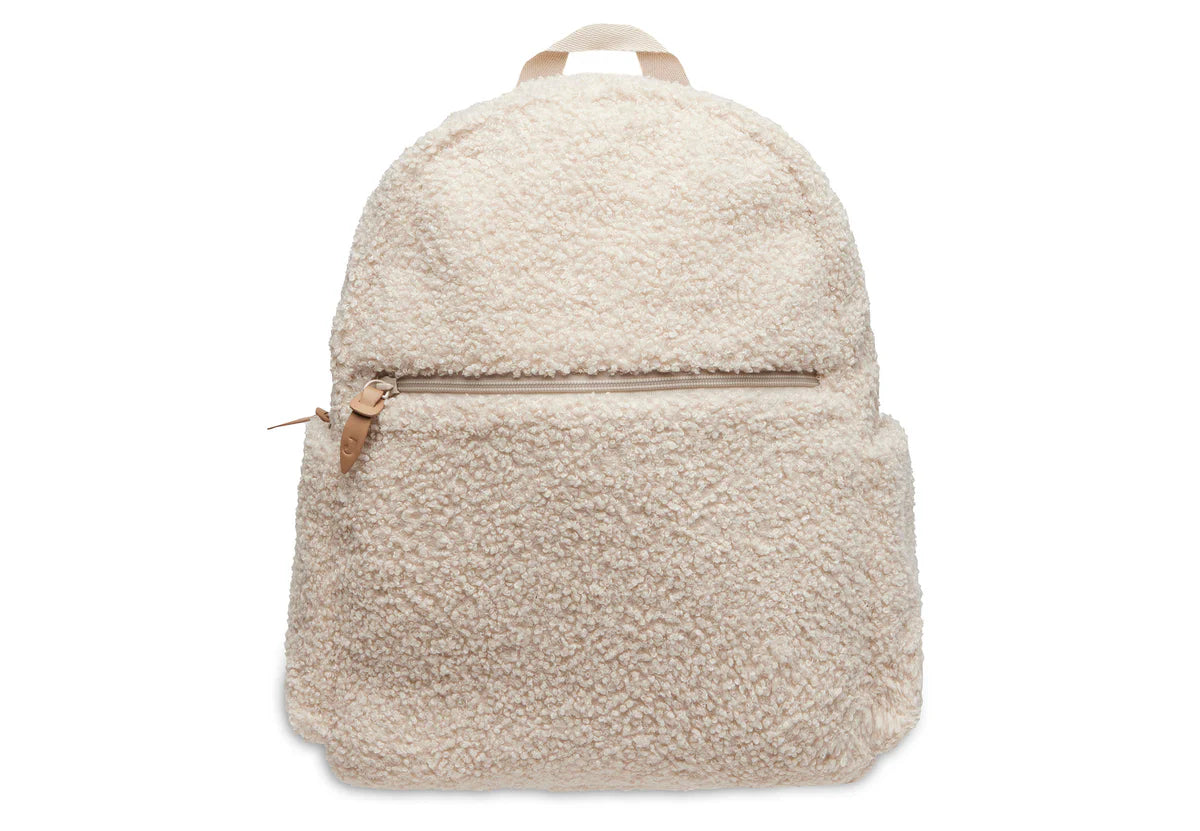 Diaper bag backpack - Boucle - Natural