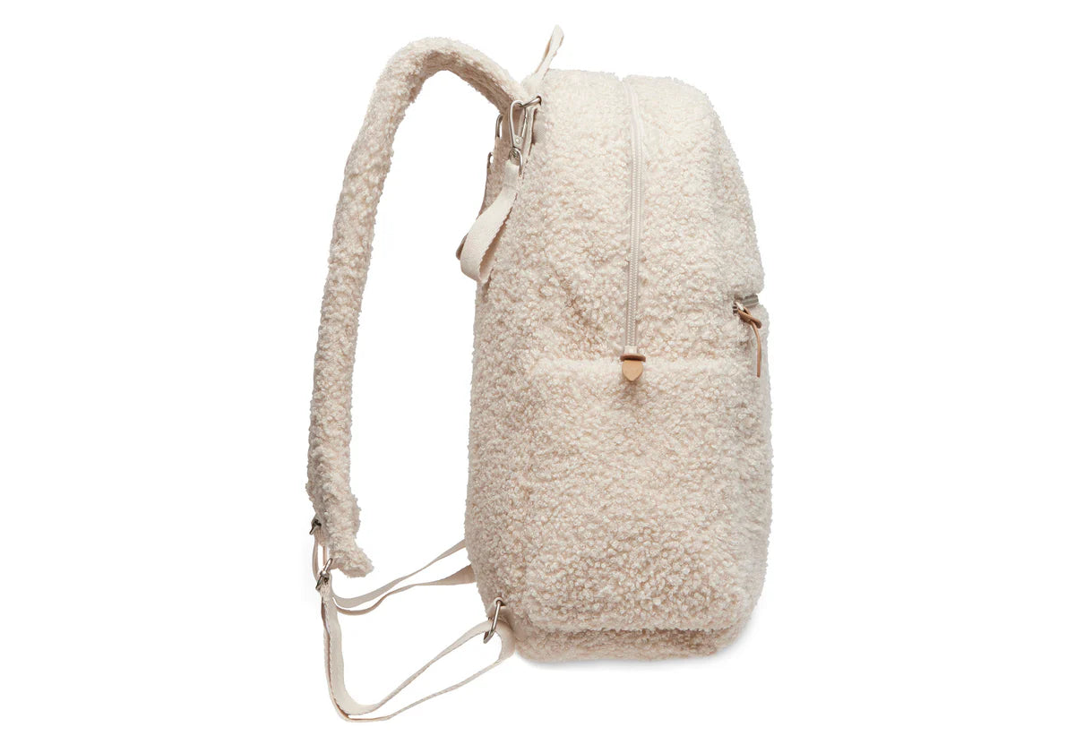 Diaper bag backpack - Boucle - Natural