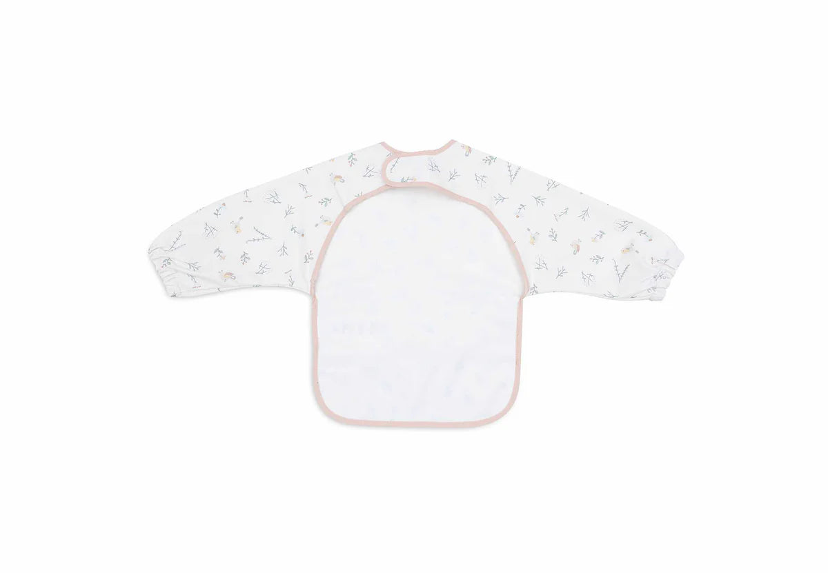 Lovely Birds Waterproof Bib with Sleeve