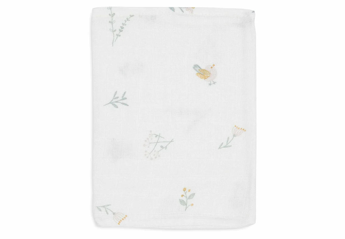 Washcloth Muslin Lovely Birds (3 Pack)