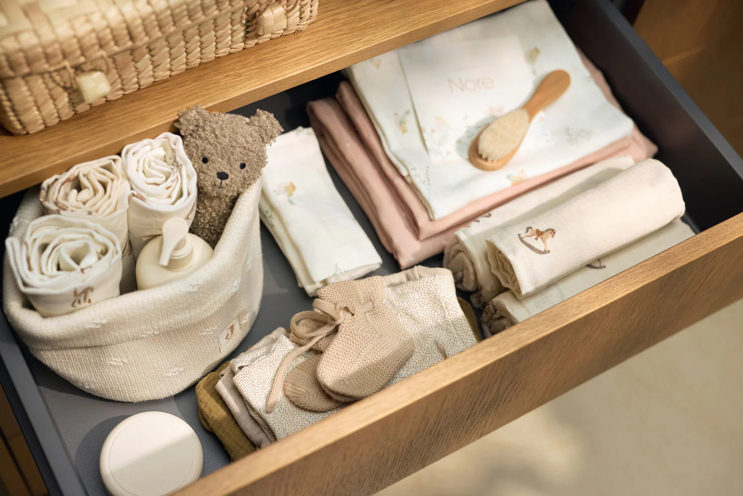 Washcloth Muslin Lovely Birds (3 Pack)