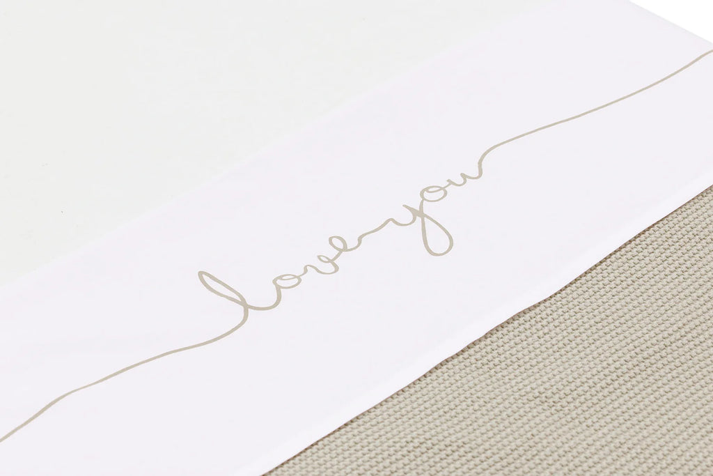 Crib Sheet - Love You
