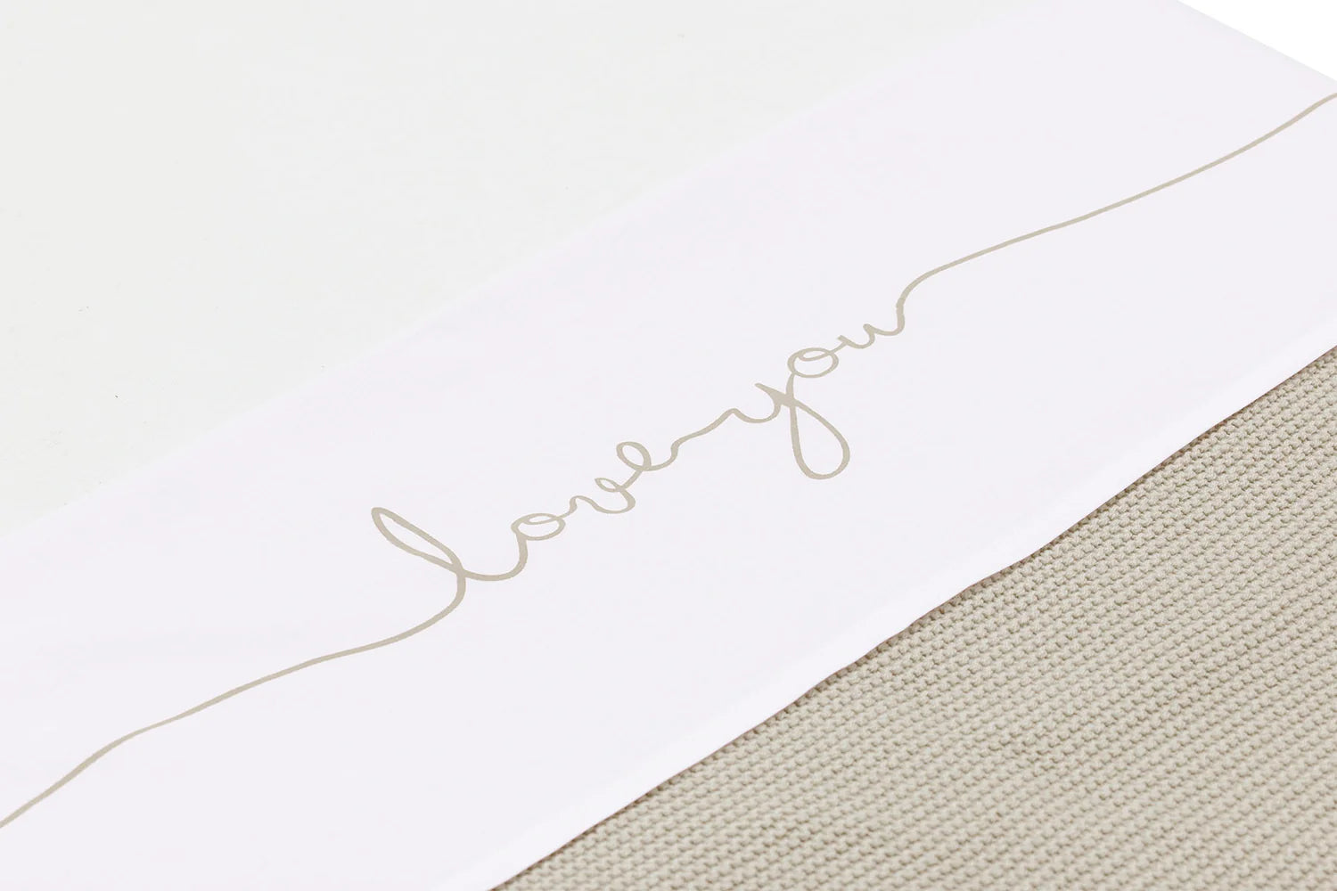 Crib Sheet - Love You