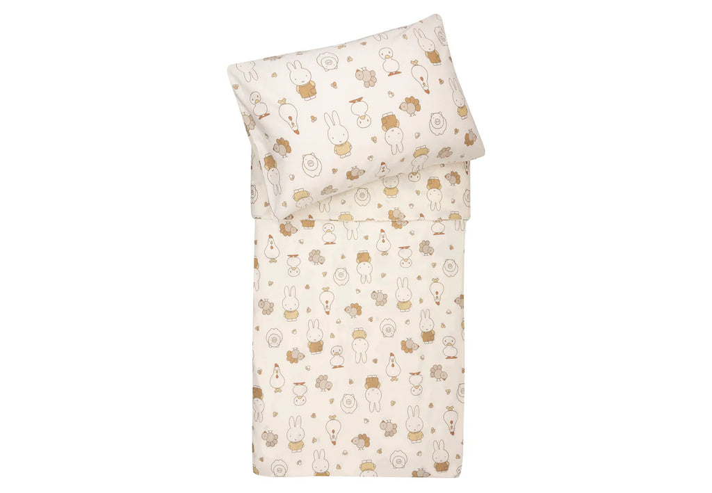 Duvet cover with Pillow Case - Miffy Family Farm