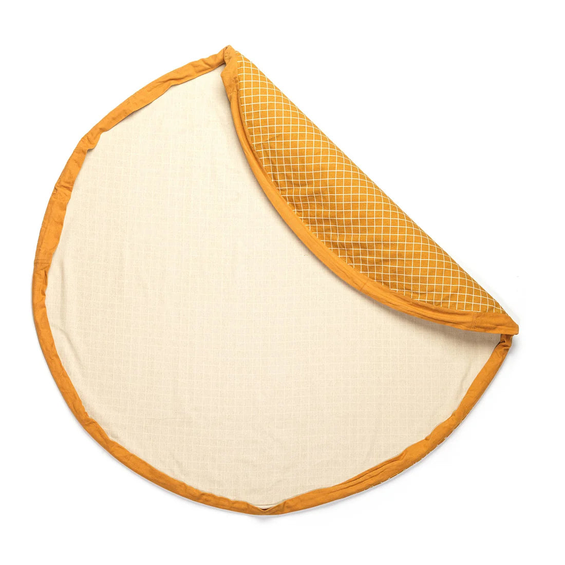 Carpet & Storage Bag - Mustard Grid