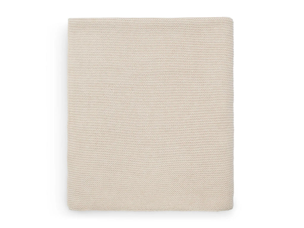 Cradle Blanket Basic Knit Nougat 75x100cm