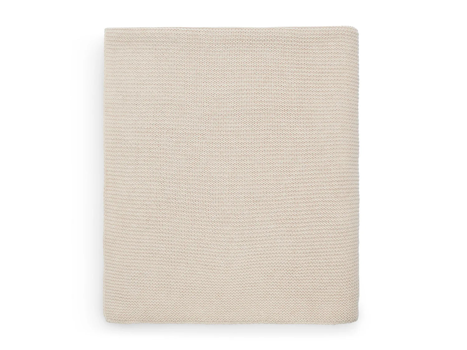Cradle Blanket Basic Knit Nougat 75x100cm