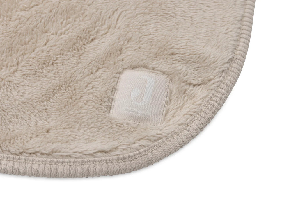 Cradle Blanket Basic Jersey/Sherpa Warm Sand 75x100cm