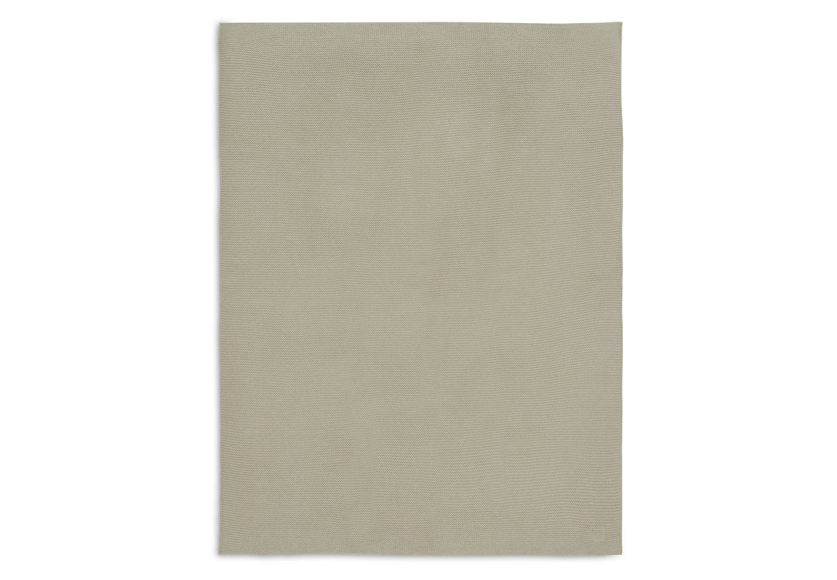 Cradle Blanket Basic Knit Olive Green 75x100cm