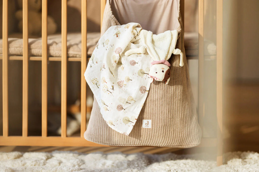 Box storage bag - Cloudy Rib - Milky Coffee