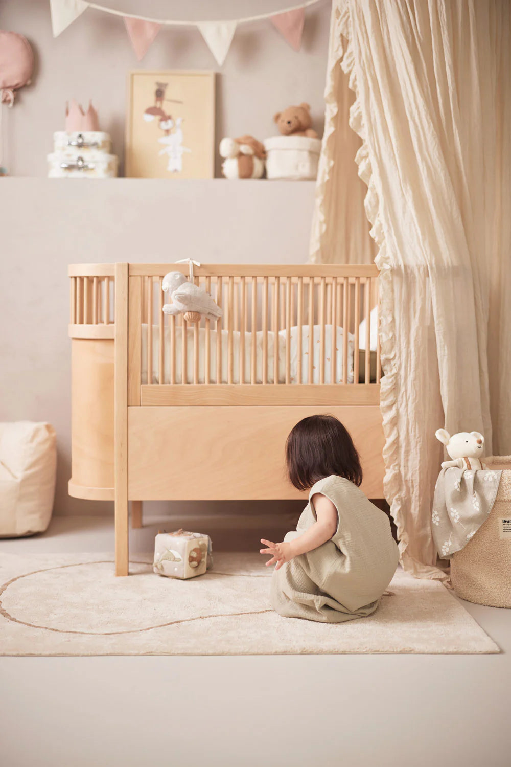 Baby Sleeping Bag - Muslin - Olive Green