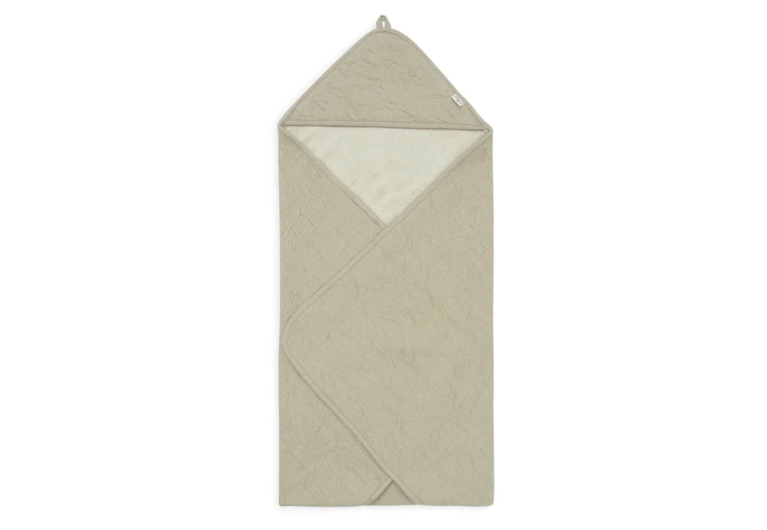 Bath cape Soft waves Olive Green 75x75cm