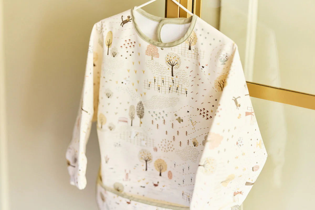 Tiny Park Waterproof Bib with Sleeve