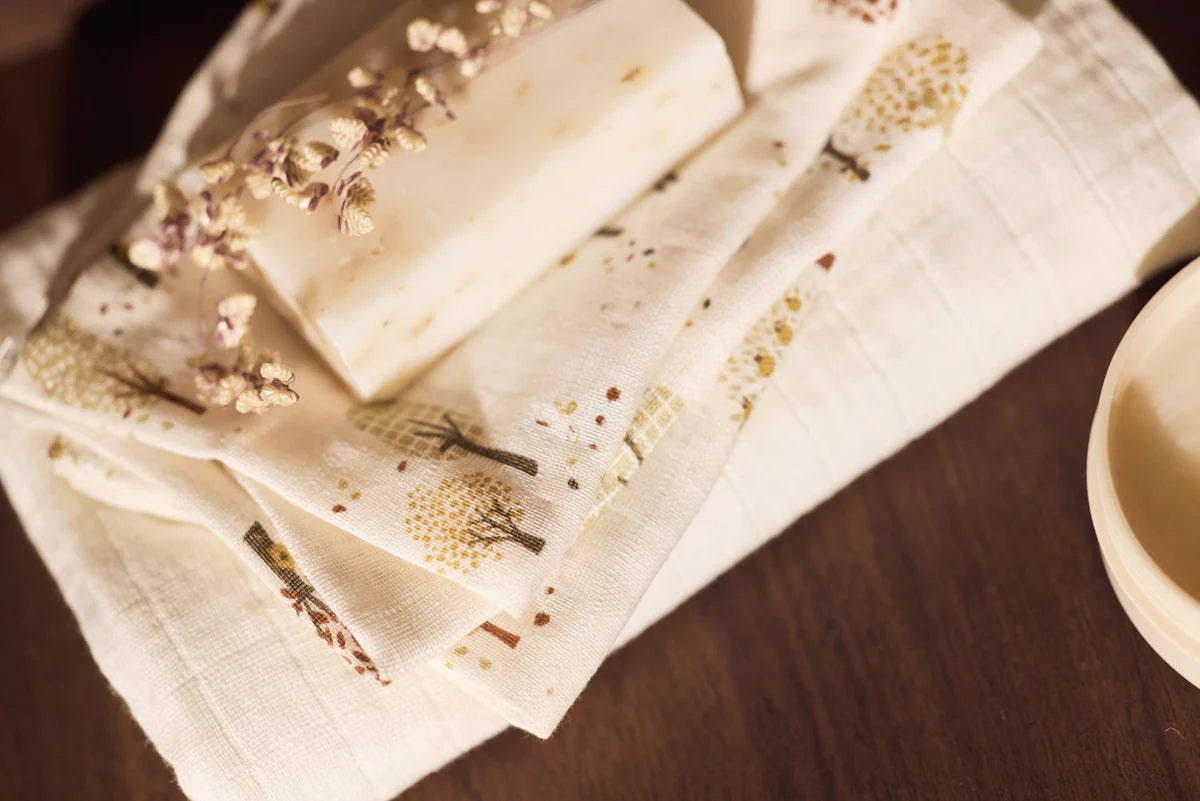 Washcloth Muslin Tiny Park (3 Pack)