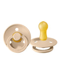 Size 3 - Pacifier Natural Rubber 2 PK Round Nipple - Colour