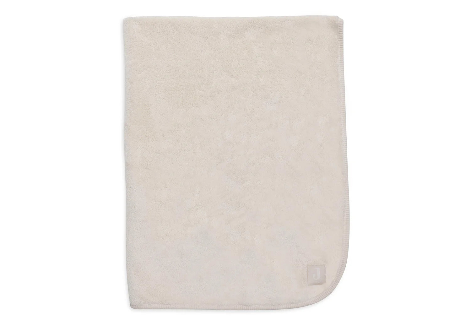 Cradle Blanket Basic Jersey/Sherpa Oatmeal 75x100cm