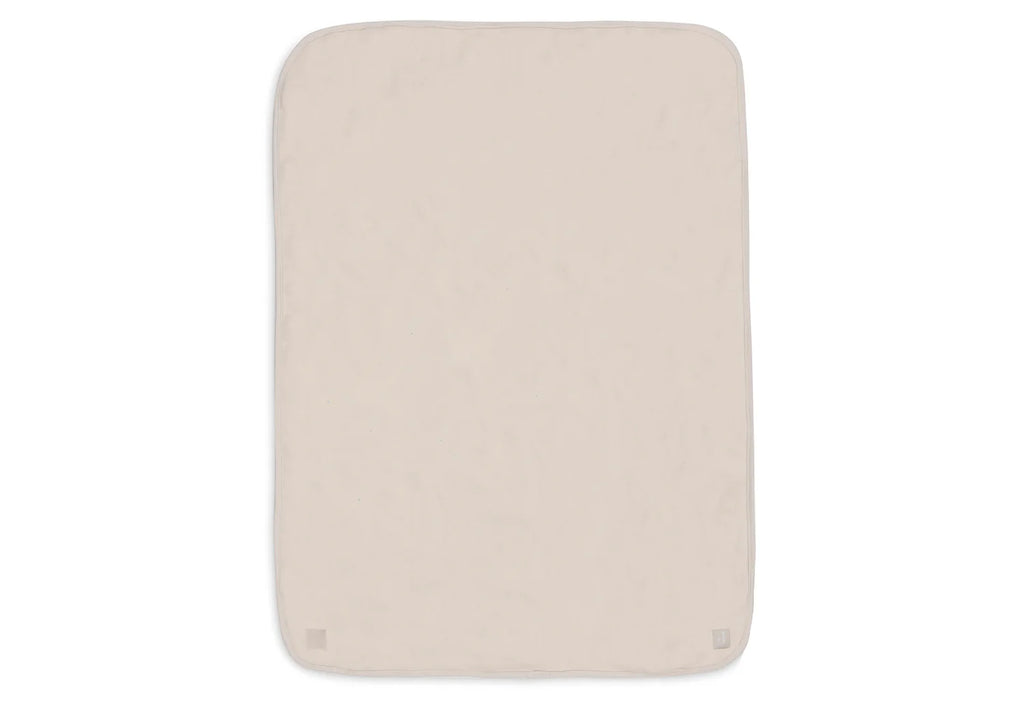 Cradle Blanket Basic Jersey/Sherpa Oatmeal 75x100cm