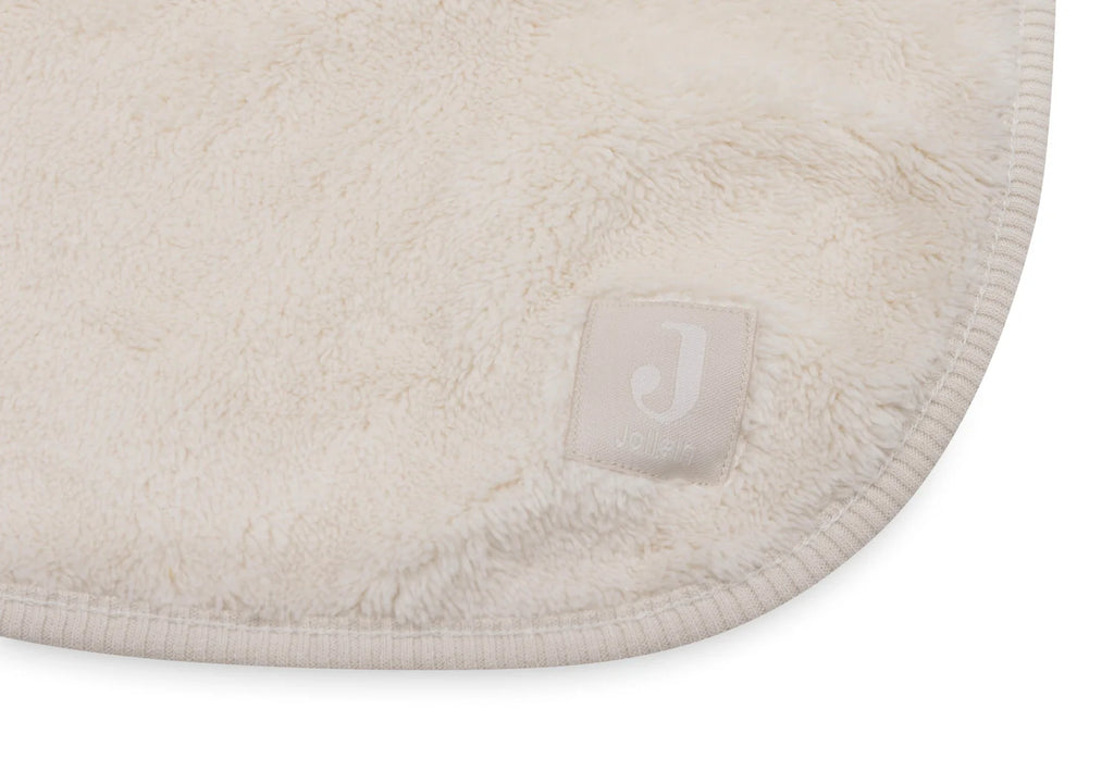 Cradle Blanket Basic Jersey/Sherpa Oatmeal 75x100cm