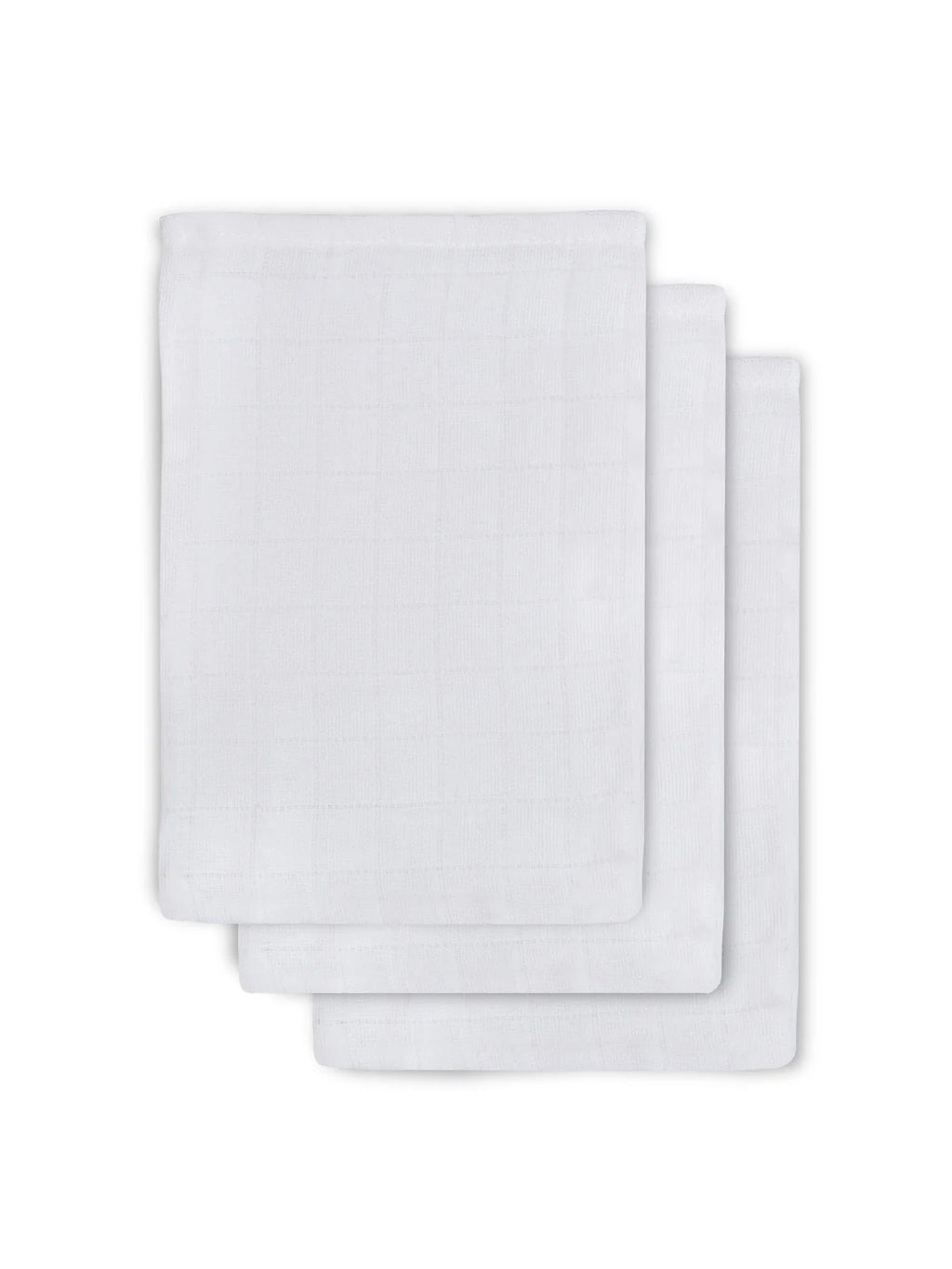 Washcloth Muslin White (3 Pack)