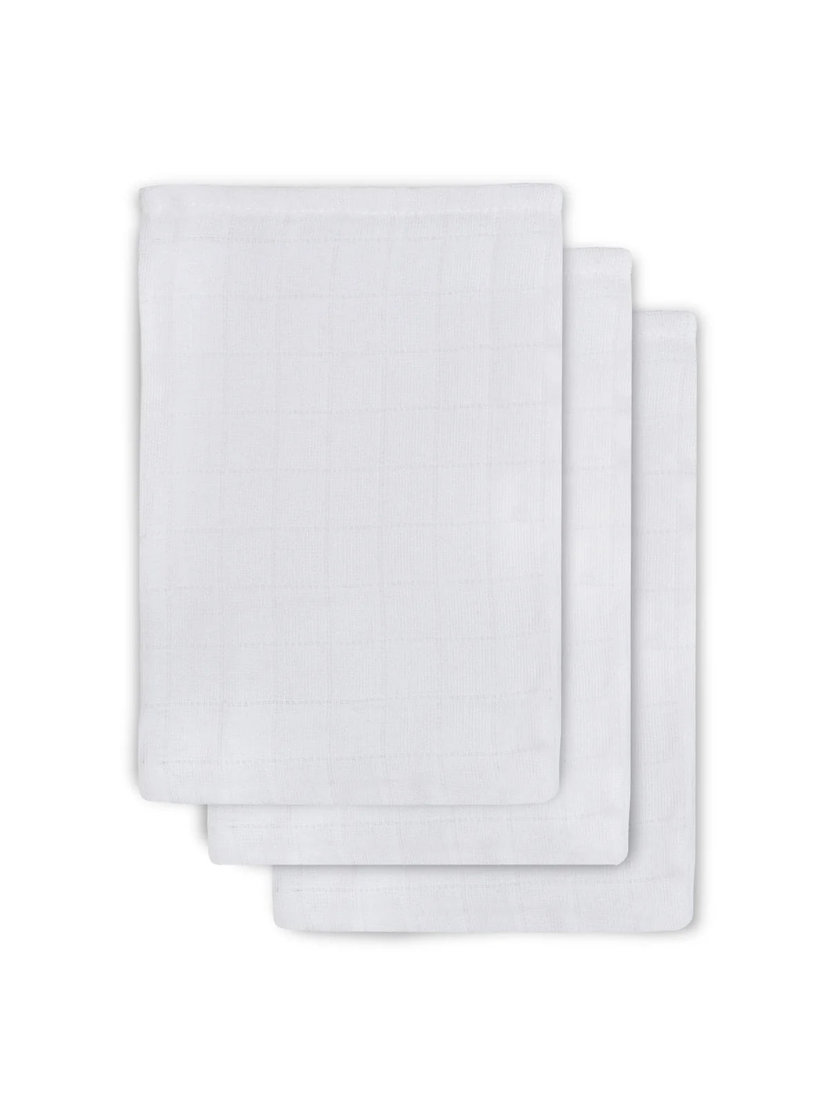 Washcloth Muslin White (3 Pack)