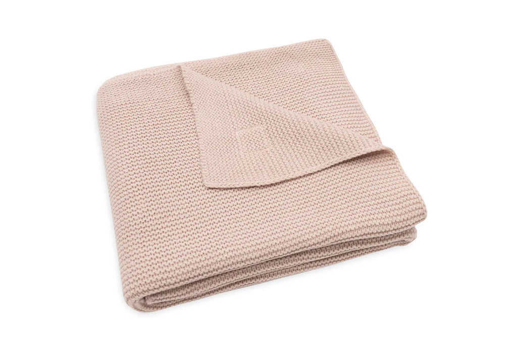 Cradle Blanket Basic Knit Wild Rose 75x100cm