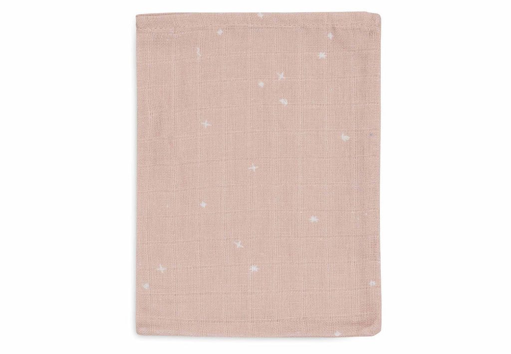 Washcloth Muslin Twinkling Wild Rose (3 Pack)