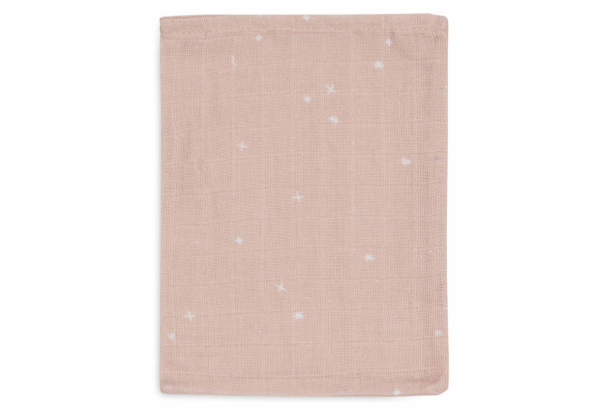 Washcloth Muslin Twinkling Wild Rose (3 Pack)
