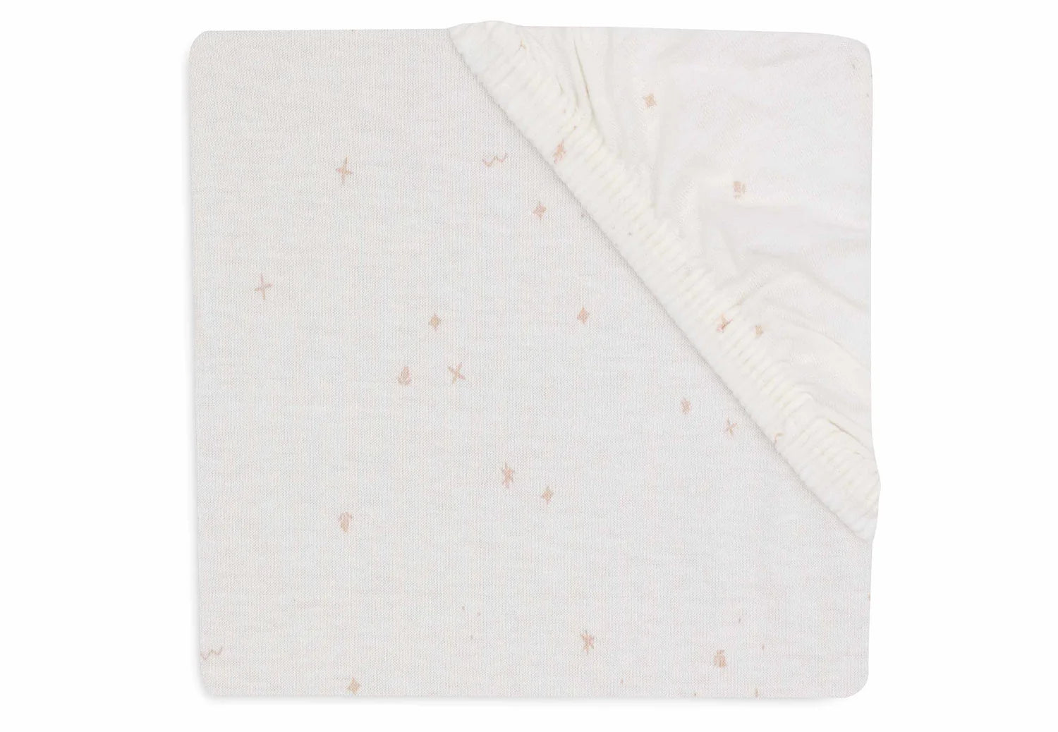 Fitted sheet jersey - Twinkling Wild Rose